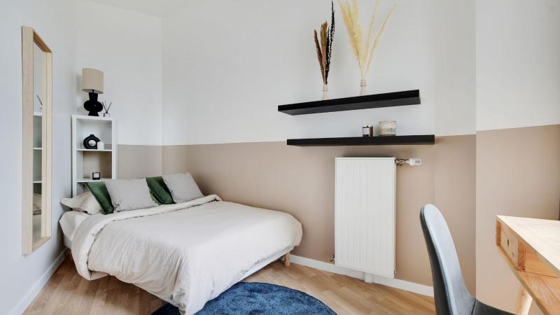 Coliving - Paris - Paris - Louez cette chambre tout en simplicité de 9 m² en coliving à Paris - PA92