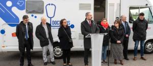 DOCTO Bus, un centre de santé itinérant "Doctobus" dans  l'agglomération Évreux Portes de Normandie