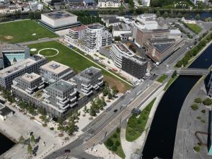  alt="Inauguration ensemble immobilier CAP 360 qui intègre entre autre une résidence étudiante (UXCO Student La Biscuiterie ) et un pole medical (MEDIC GLOBAL)"