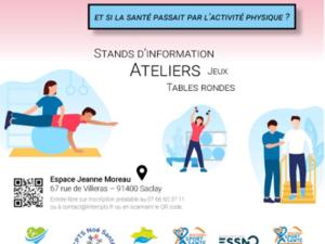  alt="Premier rendez-vous de la forme en Essonne le 23 septembre 2023 - Espace Jeanne Moreau à Saclay (91)"