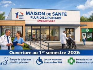  alt="Émerainville : une Maison de santé pluridisciplinaire ouvrira au premier semestre 2026"