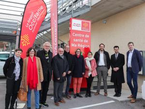  alt="La Présidente du Département des Pyrénées-Orientales, Hermeline MALHERBE a visité les Centres de Santé de Céret et Fourques"
