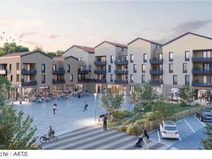  alt="Un pôle médical dans le centre-bourg de Saint-Laurent-de-Mure (69) , au sein du projet Esprit Village"