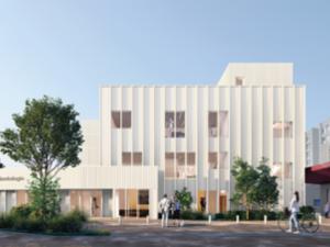  alt="Pose de la première pierre du Centre de médecine bucco-dentaire d'Amiens"